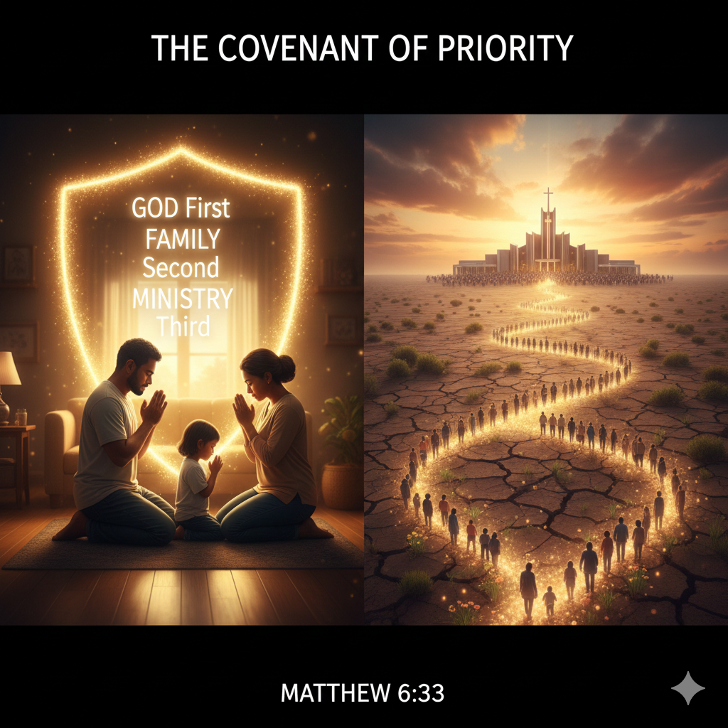 Saturday 22nd November 2025 The Covenant of Priority God First, Family Second, Ministry Third